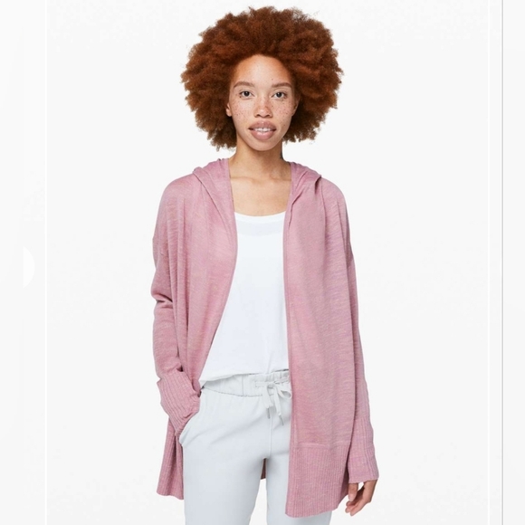 Lululemon Calm and Collected Wrap, Size Small Euc dusty pink - Picture 3 of 6